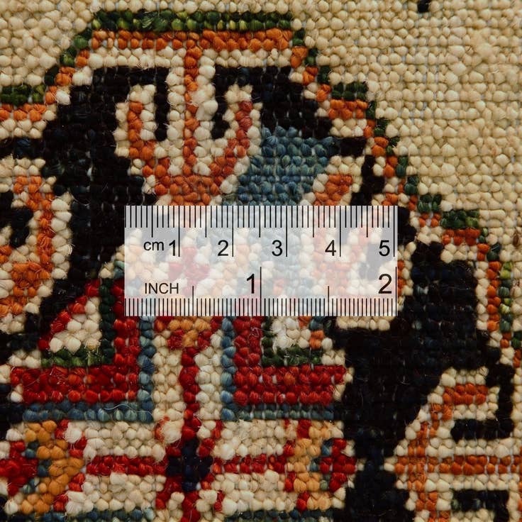 Detail image of 6' 8 x 9' 9 Hand Knotted Mamluk Ziegler Rug
