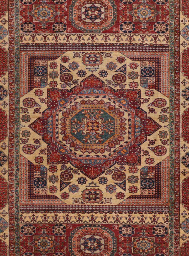 6' 8 x 9' 9 Hand Knotted Mamluk Ziegler Rug