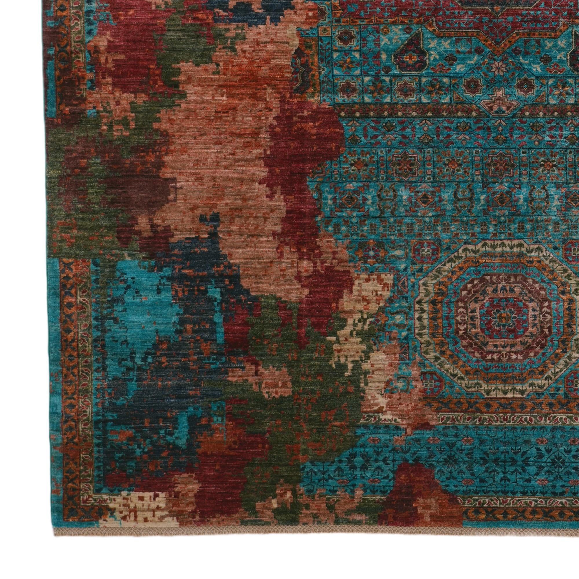 8' 2 x 11' 7 Hand Knotted Mamluk Ziegler Rug