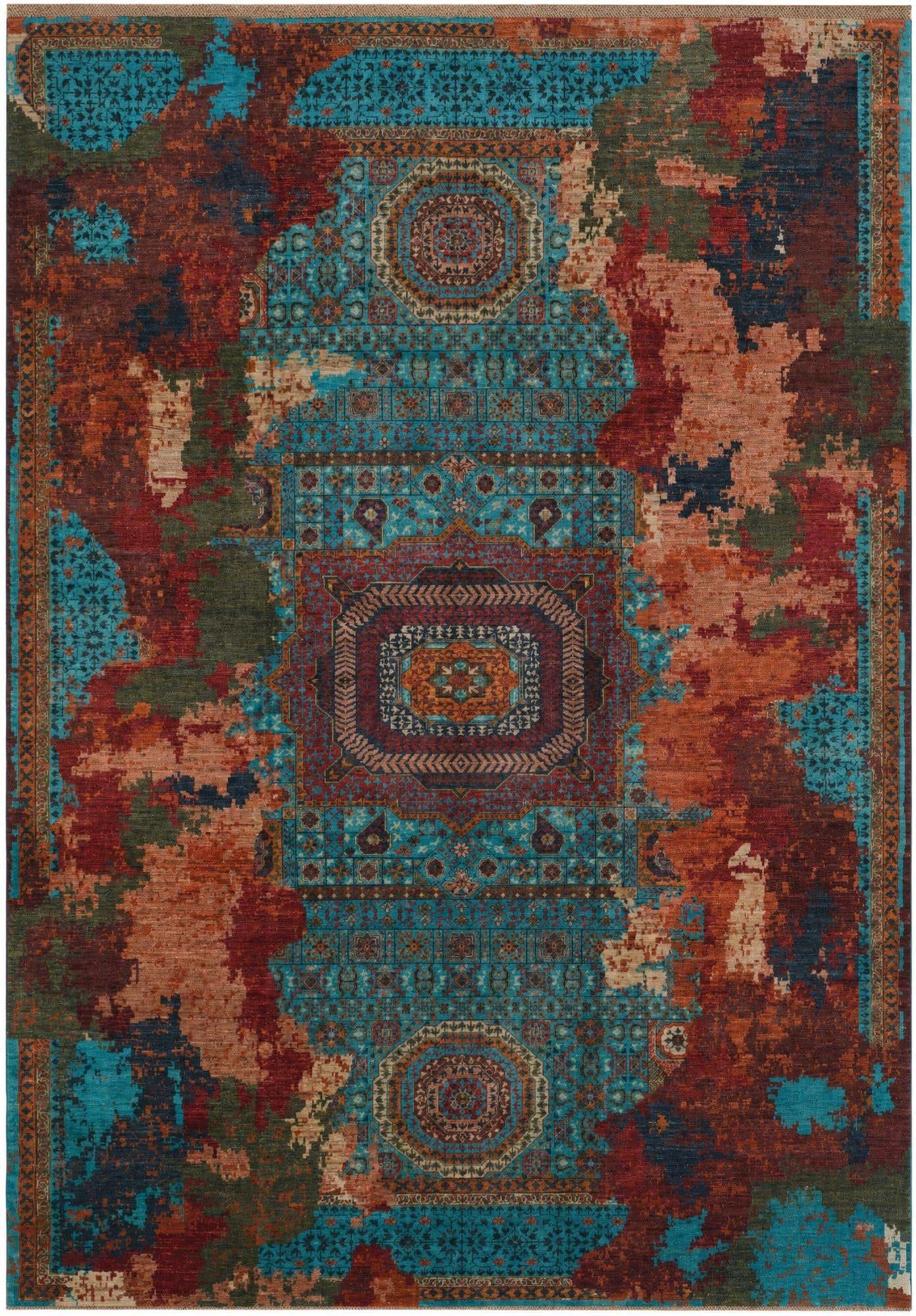 8' 2 x 11' 7 Hand Knotted Mamluk Ziegler Rug