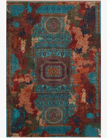 8' 2 x 11' 7 Hand Knotted Mamluk Ziegler Rug