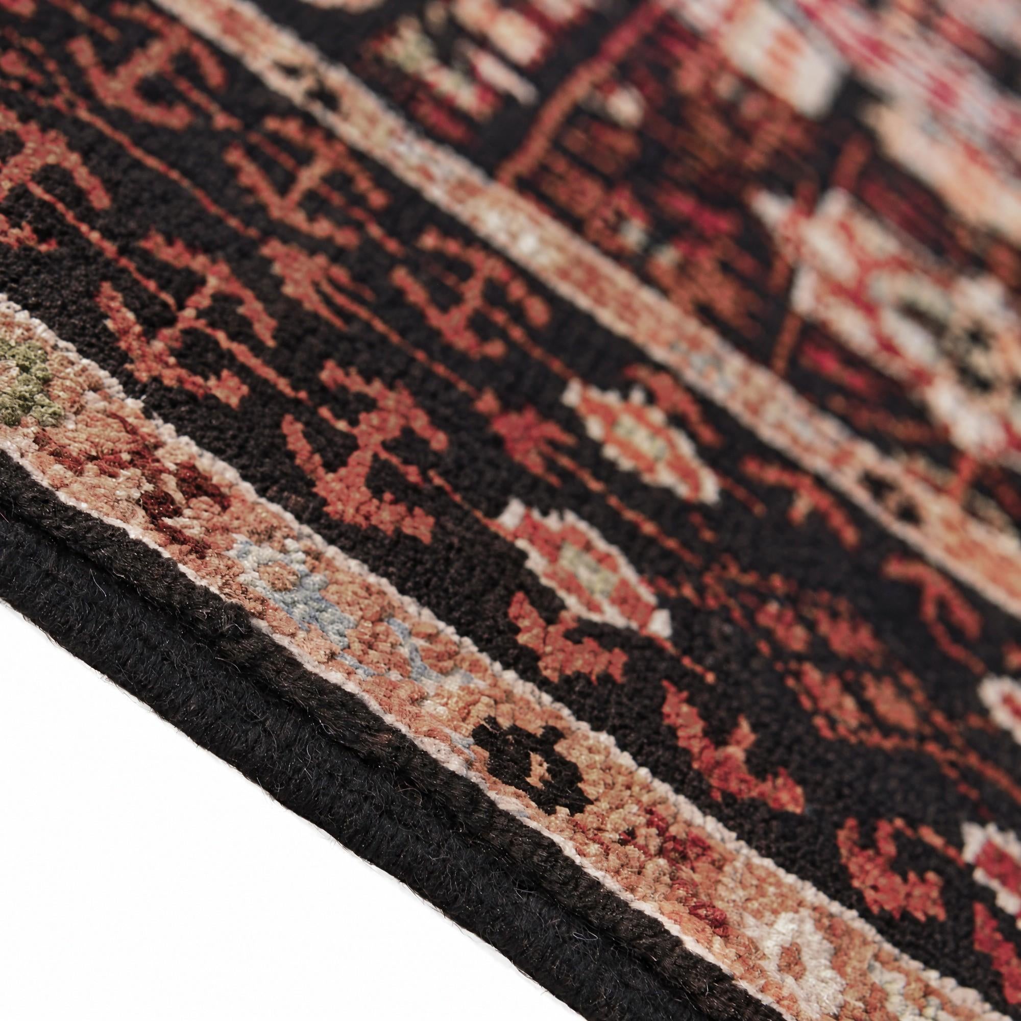 100cm x 155cm anudado a mano Mamluk Ziegler Alfombra