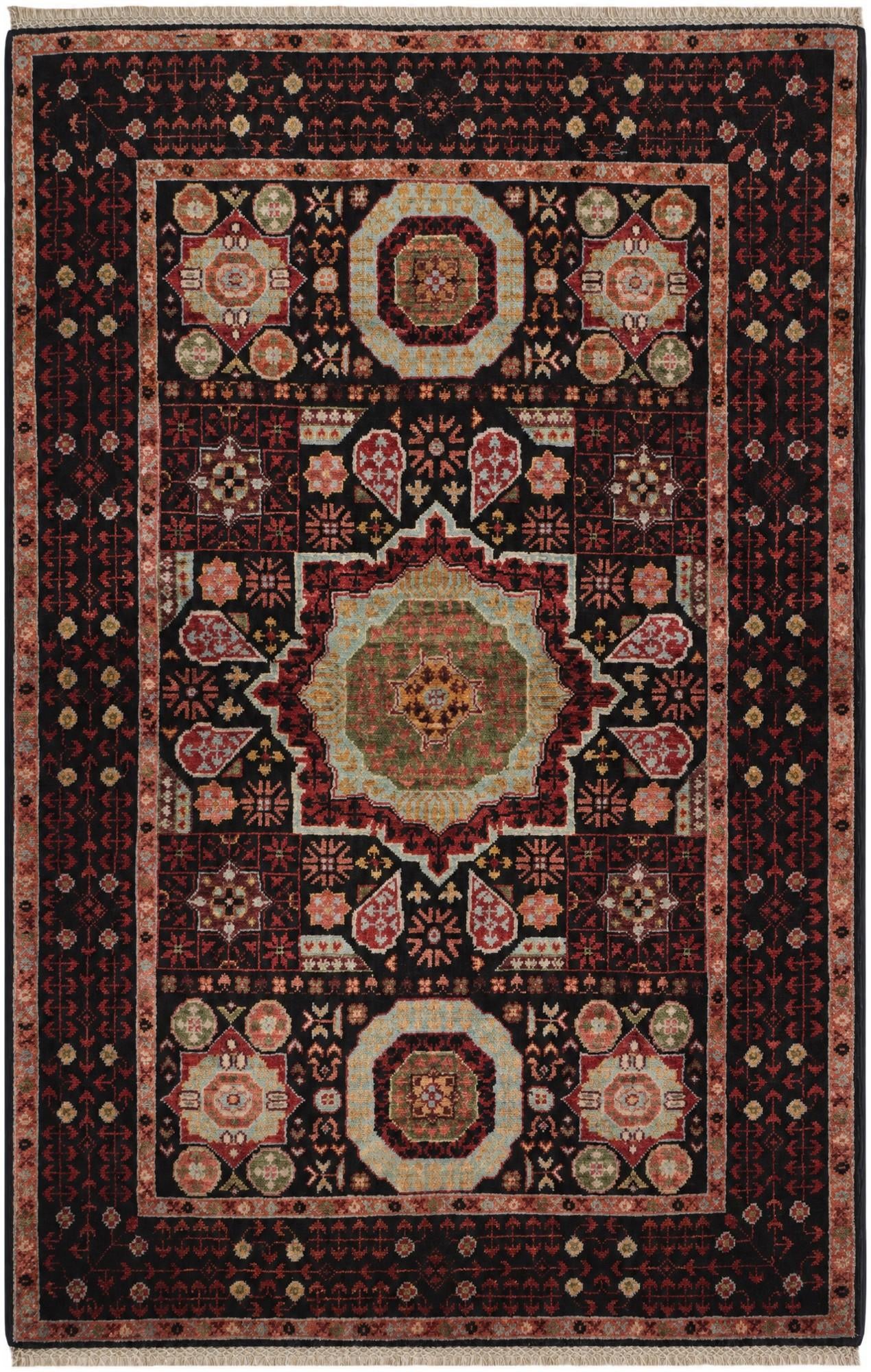 3' 3 x 5' 1 Hand Knotted Mamluk Ziegler Rug