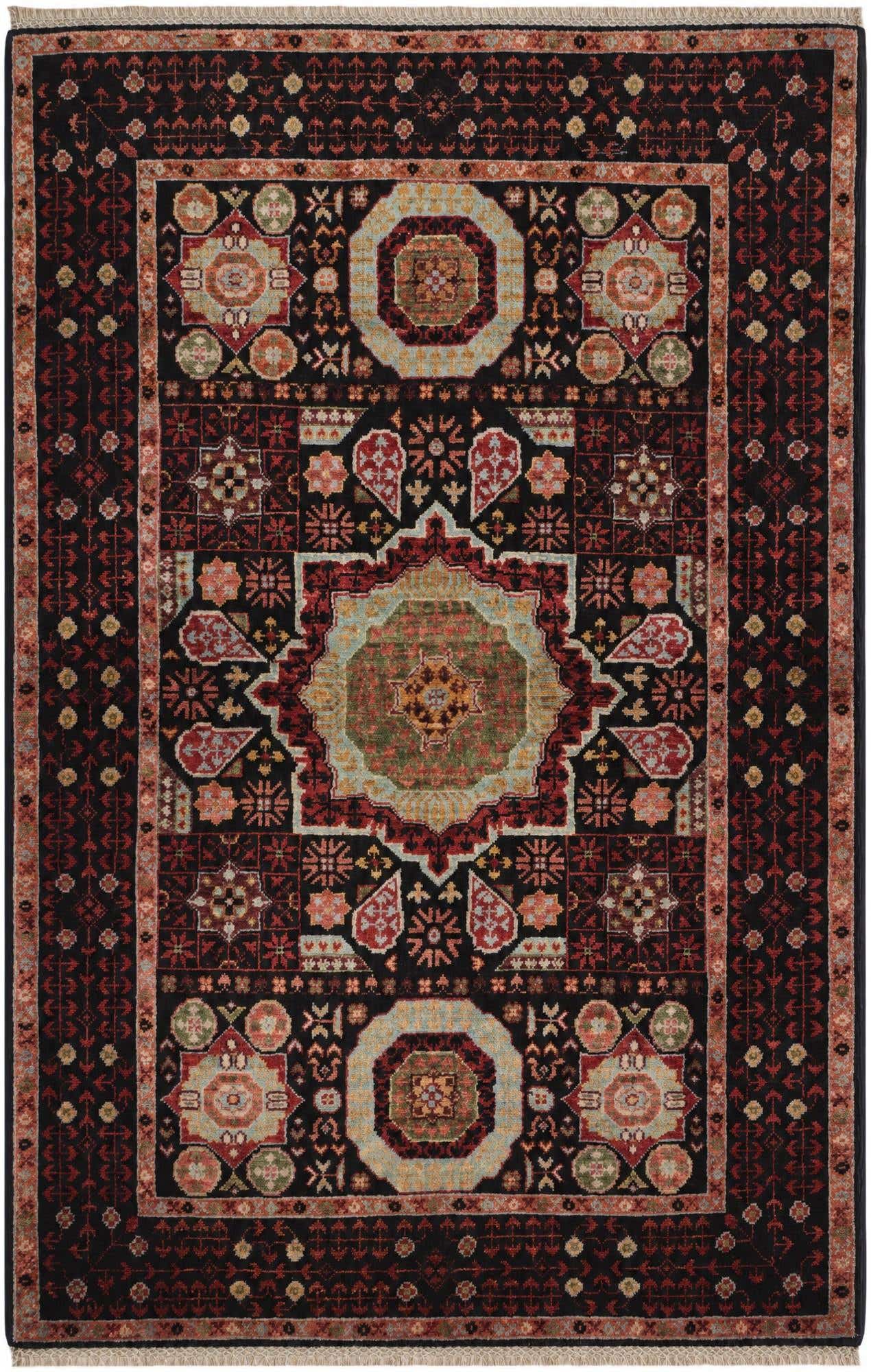 3' 3 x 5' 1 Hand Knotted Mamluk Ziegler Rug