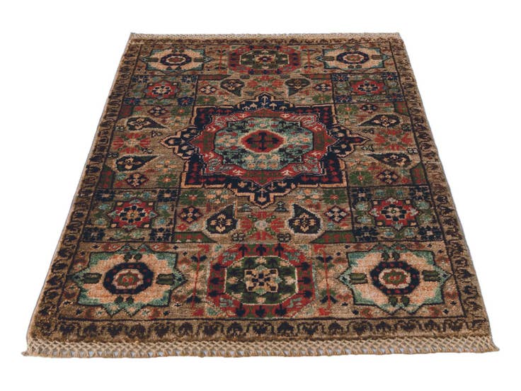 Detail image of 2' 2 x 3' 2 Hand Knotted Mamluk Ziegler Rug