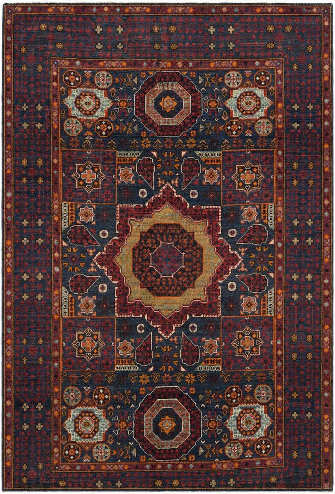 4' 1 x 6' Hand Knotted Mamluk Ziegler Rug