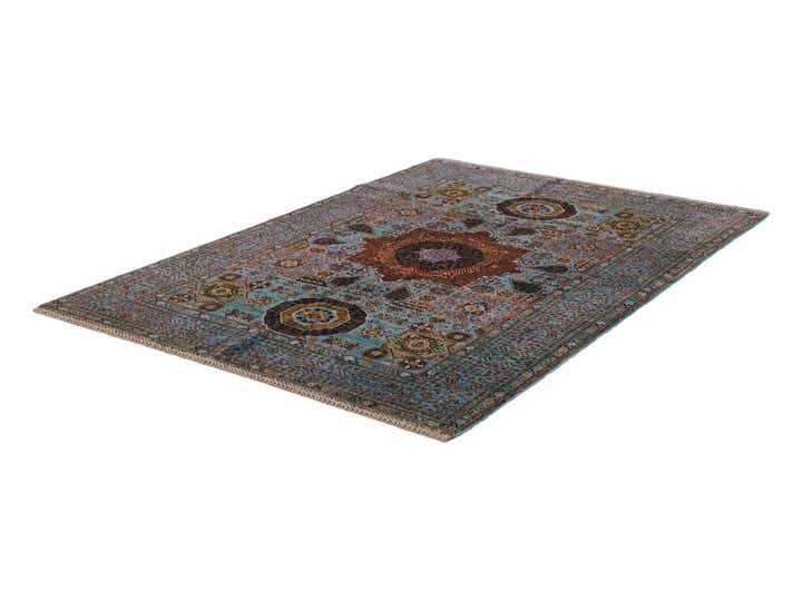 4' 2 x 5' 10 Hand Knotted Mamluk Ziegler Rug