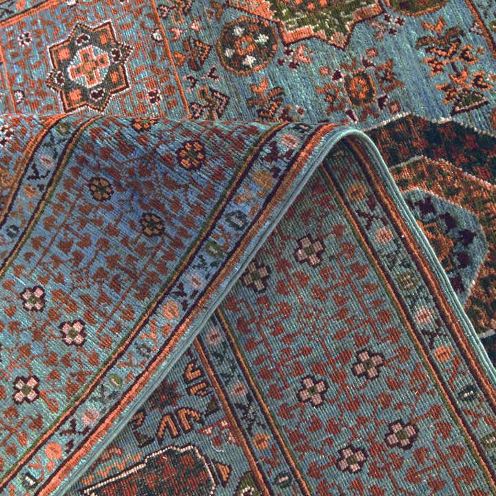 4' 2 x 5' 10 Hand Knotted Mamluk Ziegler Rug