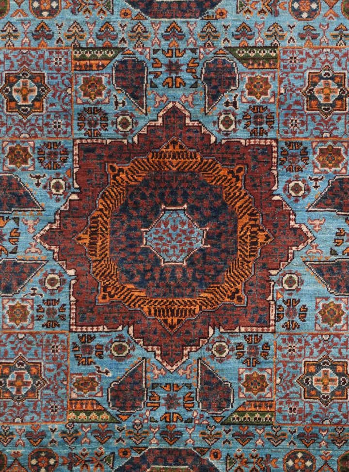 4' 2 x 5' 10 Hand Knotted Mamluk Ziegler Rug
