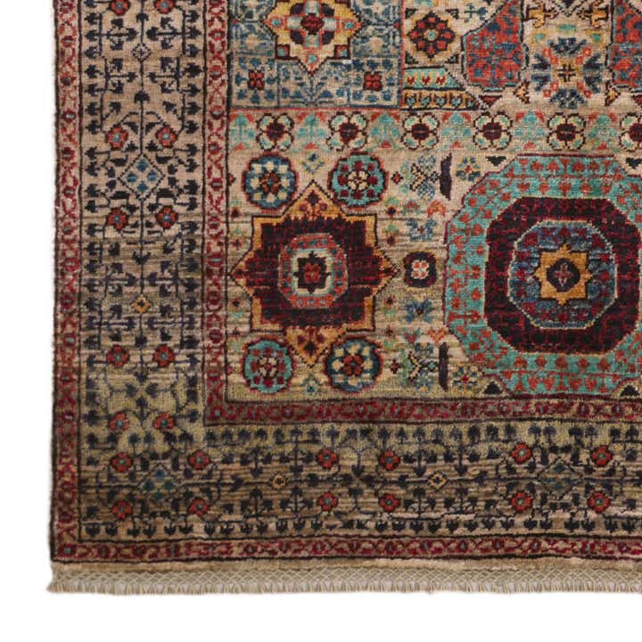 3' 6 x 5' 5 Hand Knotted Mamluk Ziegler Rug