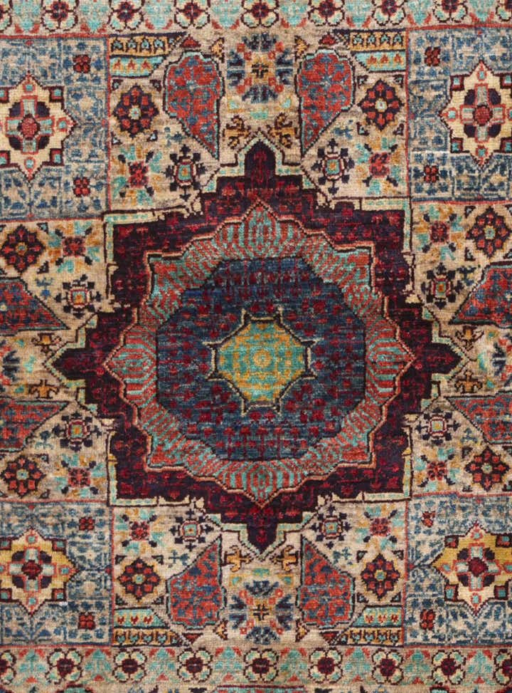 3' 6 x 5' 5 Hand Knotted Mamluk Ziegler Rug