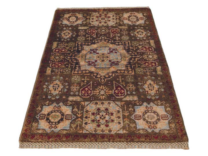 2' x 3' 5 Hand Knotted Mamluk Ziegler Rug