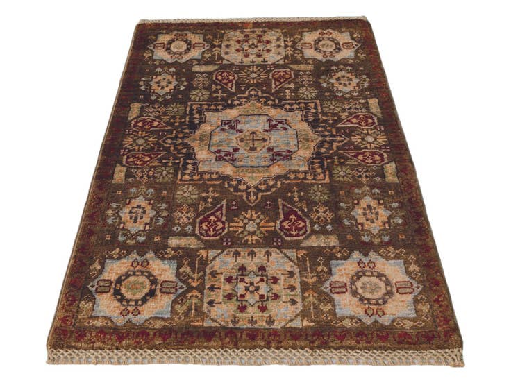 Detail image of 2' x 3' 5 Hand Knotted Mamluk Ziegler Rug
