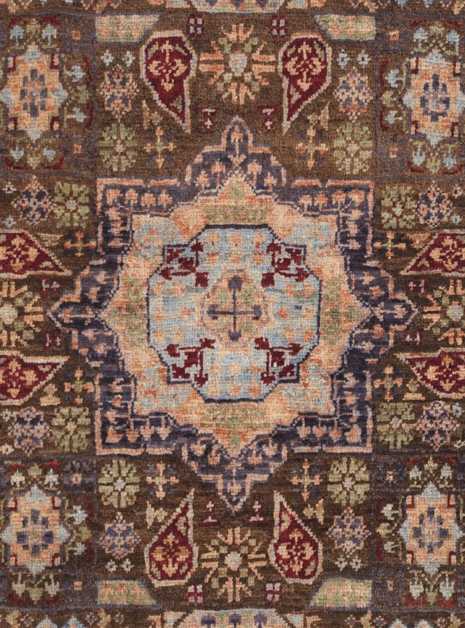 2' x 3' 5 Hand Knotted Mamluk Ziegler Rug