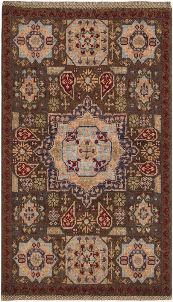 2' x 3' 5 Hand Knotted Mamluk Ziegler Rug