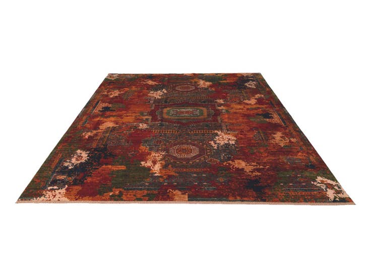 Detail image of 9' 1 x 12' 3 Hand Knotted Mamluk Ziegler Rug