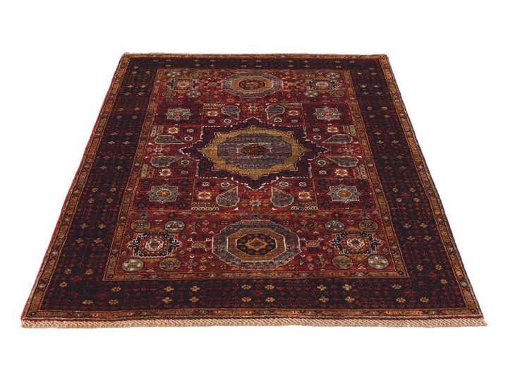 4' 1 x 5' 10 Hand Knotted Mamluk Ziegler Rug