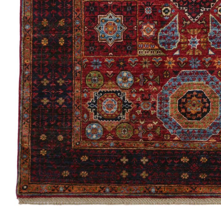 4' 1 x 5' 10 Hand Knotted Mamluk Ziegler Rug