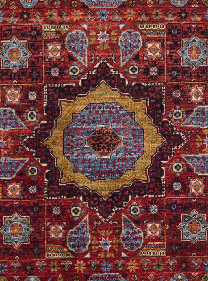 4' 1 x 5' 10 Hand Knotted Mamluk Ziegler Rug