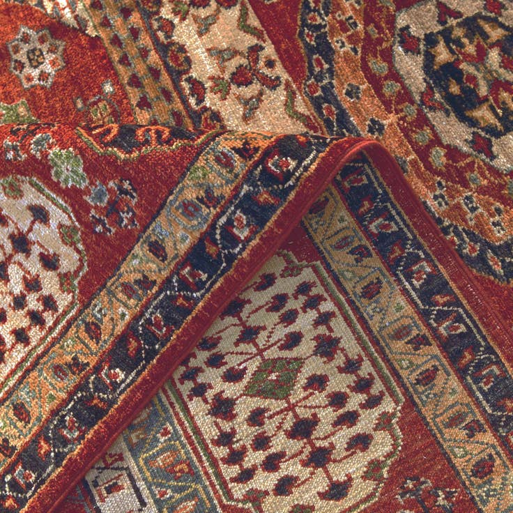 Detail image of 6' 3 x 9' Hand Knotted Mamluk Ziegler Rug