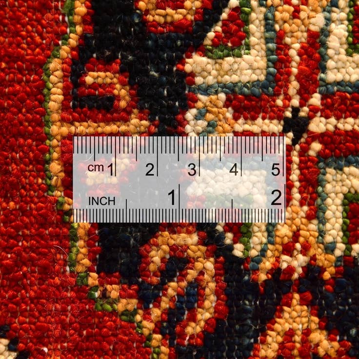 Detail image of 6' 3 x 9' Hand Knotted Mamluk Ziegler Rug
