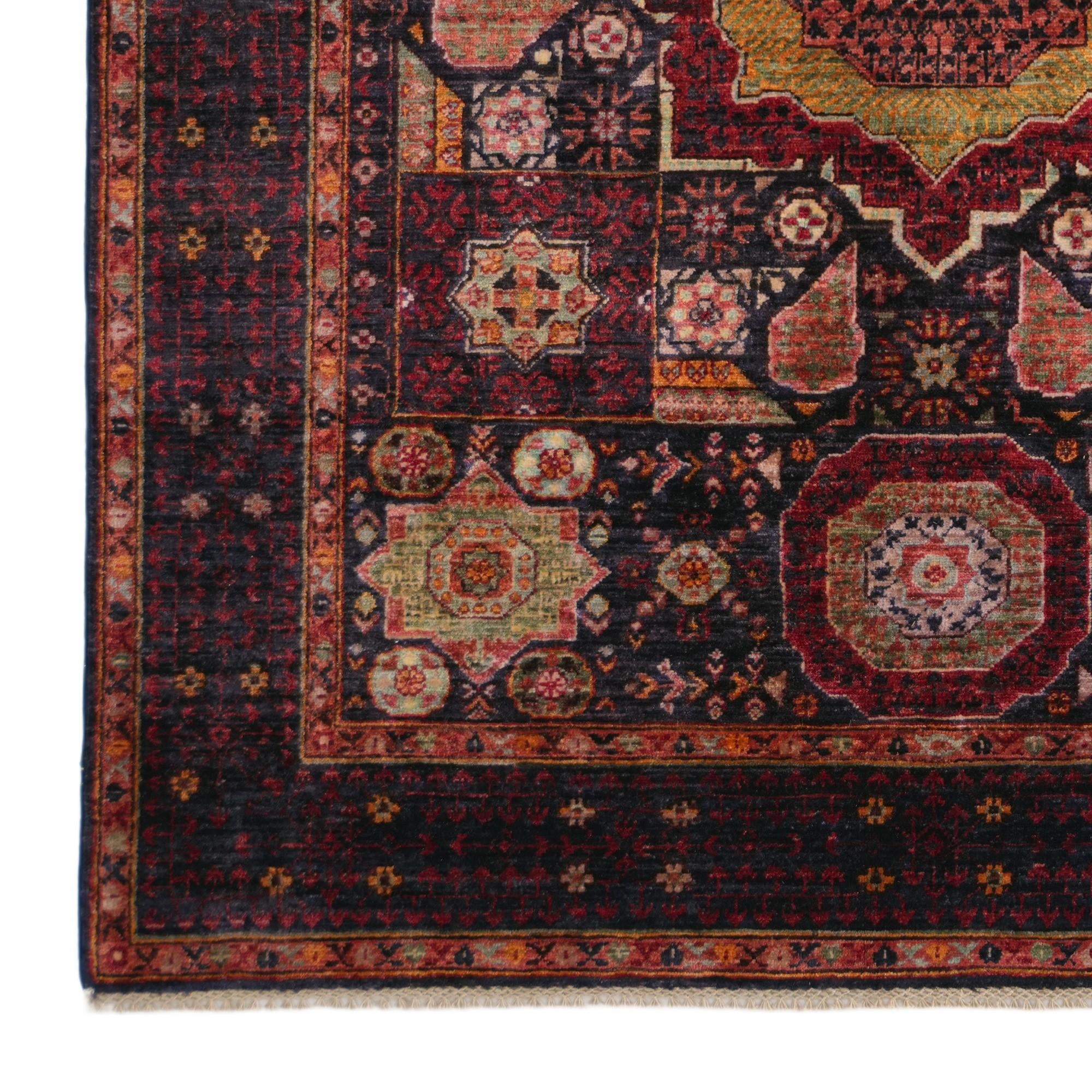 5' 1 x 6' 5 Hand Knotted Mamluk Ziegler Rug