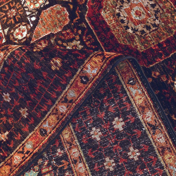 Detail image of 5' 1 x 6' 5 Hand Knotted Mamluk Ziegler Rug