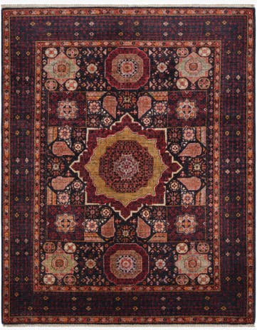 5' 1 x 6' 5 Hand Knotted Mamluk Ziegler Rug
