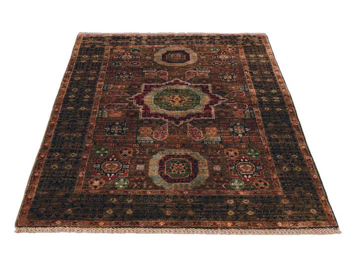 3' 5 x 4' 9 Hand Knotted Mamluk Ziegler Rug
