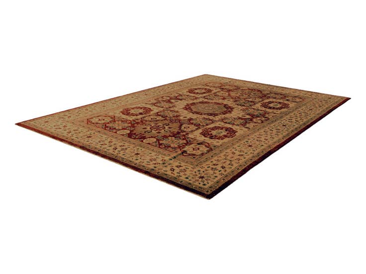 Detail image of 6' 11 x 9' 10 Hand Knotted Mamluk Ziegler Rug