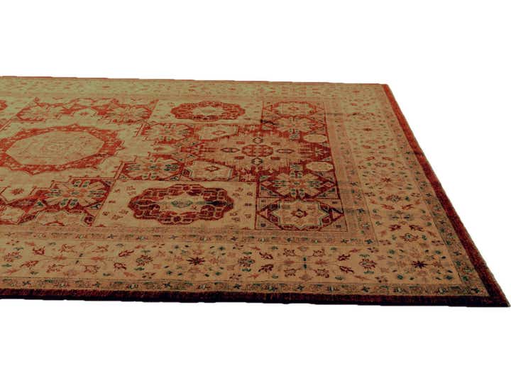 6' 11 x 9' 10 Hand Knotted Mamluk Ziegler Rug