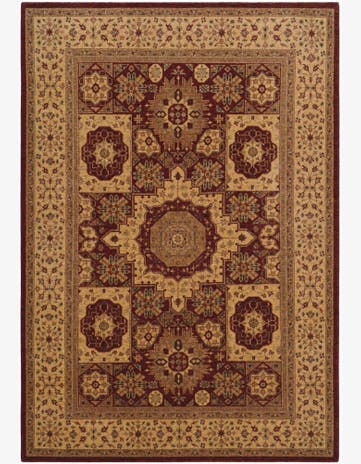 6' 11 x 9' 10 Hand Knotted Mamluk Ziegler Rug