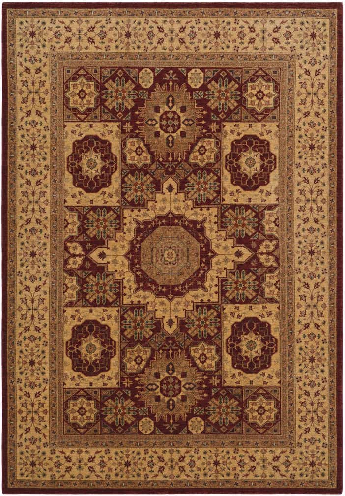 6' 11 x 9' 10 Hand Knotted Mamluk Ziegler Rug