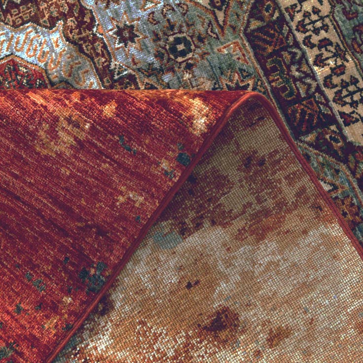 Detail image of 5' 1 x 6' 8 Hand Knotted Mamluk Ziegler Rug