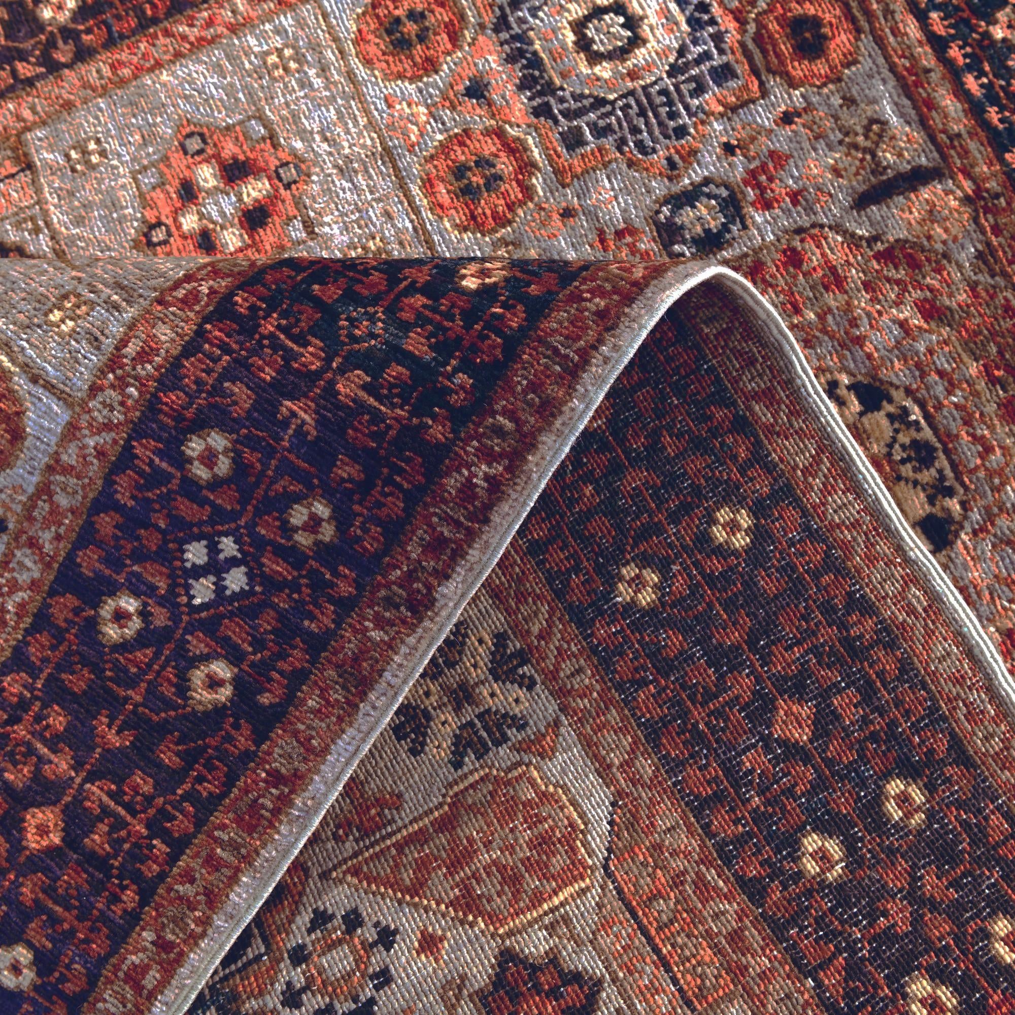 3' 5 x 5' Hand Knotted Mamluk Ziegler Rug