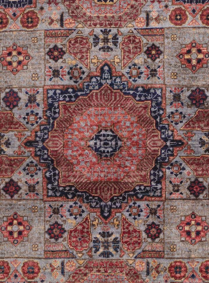 3' 5 x 5' Hand Knotted Mamluk Ziegler Rug