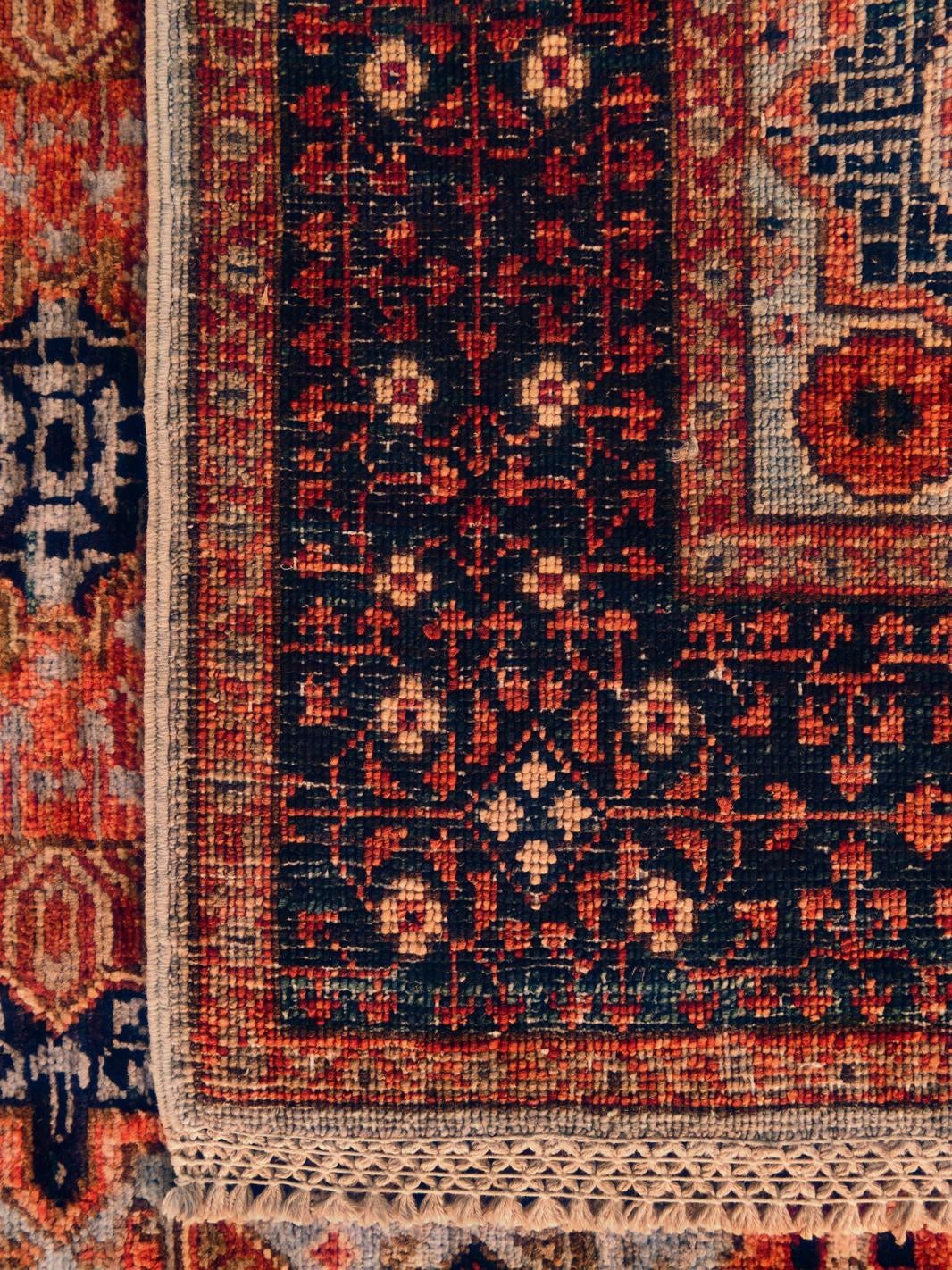 105cm x 150cm Hand Knotted Mamluk Ziegler Rug