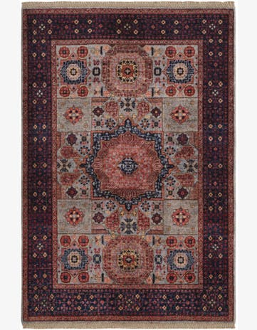 3' 5 x 5' Hand Knotted Mamluk Ziegler Rug