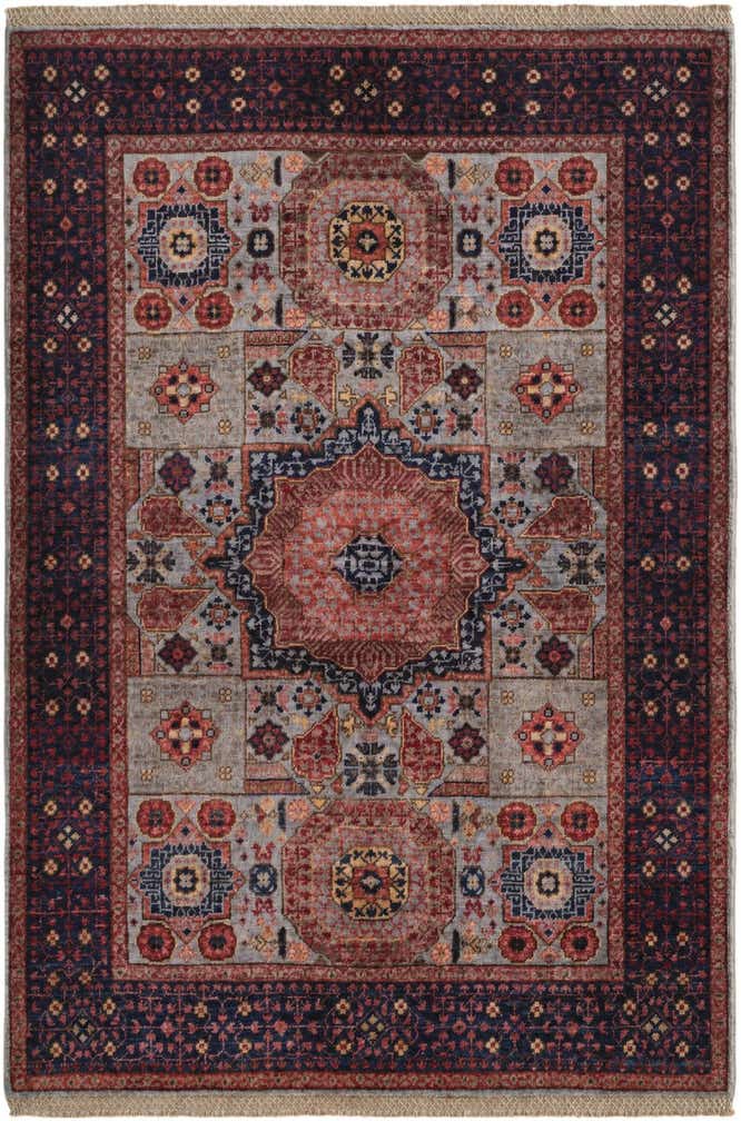3' 5 x 5' Hand Knotted Mamluk Ziegler Rug
