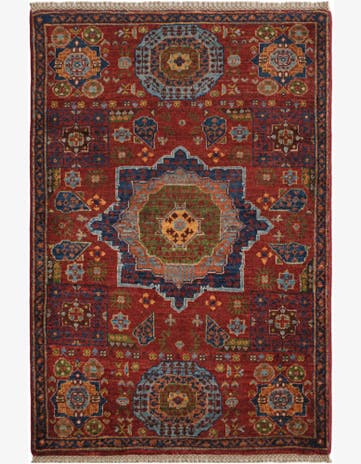 2' 7 x 3' 10 Hand Knotted Mamluk Ziegler Rug