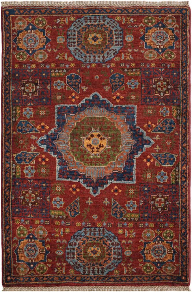 2' 7 x 3' 10 Hand Knotted Mamluk Ziegler Rug