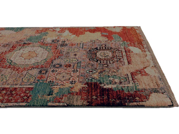Detail image of 3' 3 x 4' 11 Hand Knotted Mamluk Ziegler Rug