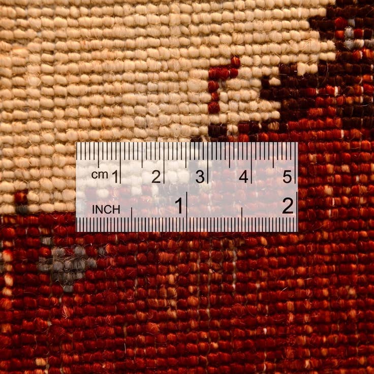 Detail image of 3' 3 x 4' 11 Hand Knotted Mamluk Ziegler Rug
