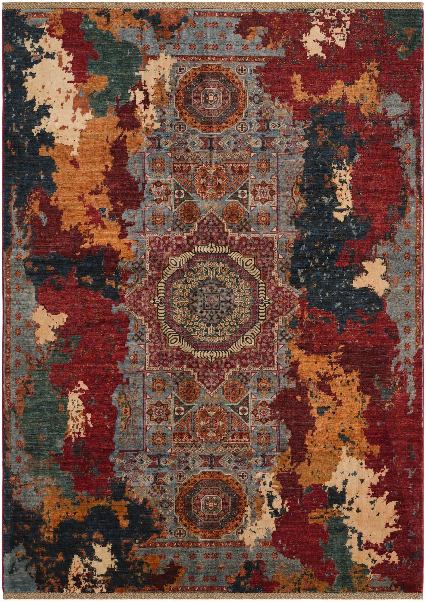 5' x 6' 10 Hand Knotted Mamluk Ziegler Rug