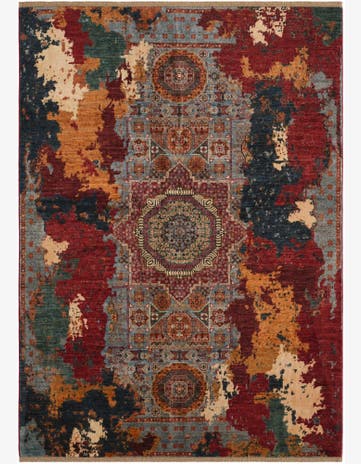 5' x 6' 10 Hand Knotted Mamluk Ziegler Rug