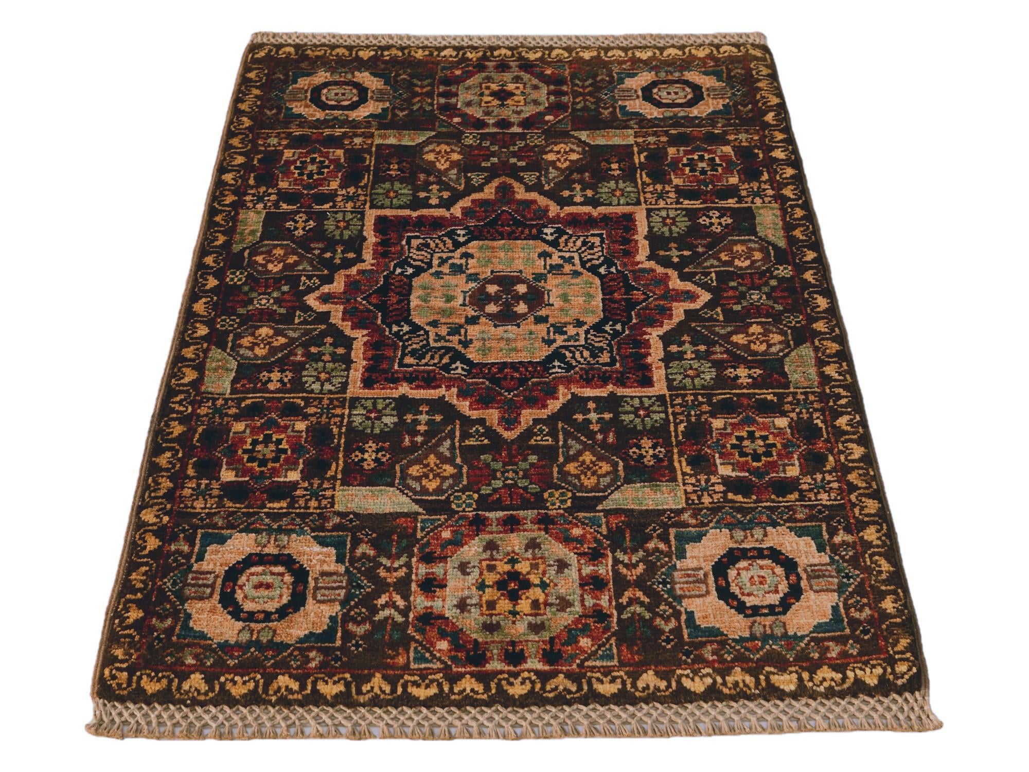 2' x 2' 11 Hand Knotted Mamluk Ziegler Rug