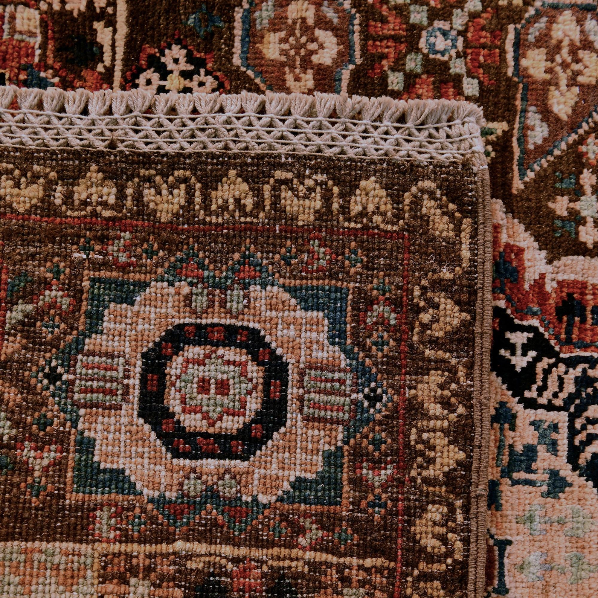 60cm x 90cm Hand Knotted Mamluk Ziegler Rug