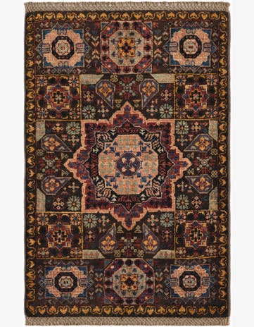 2' x 2' 11 Hand Knotted Mamluk Ziegler Rug