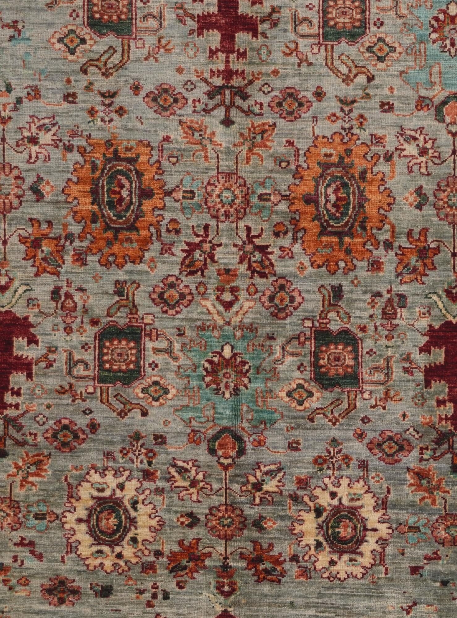 5' 2 x 6' 6 Hand Knotted Mamluk Ziegler Rug