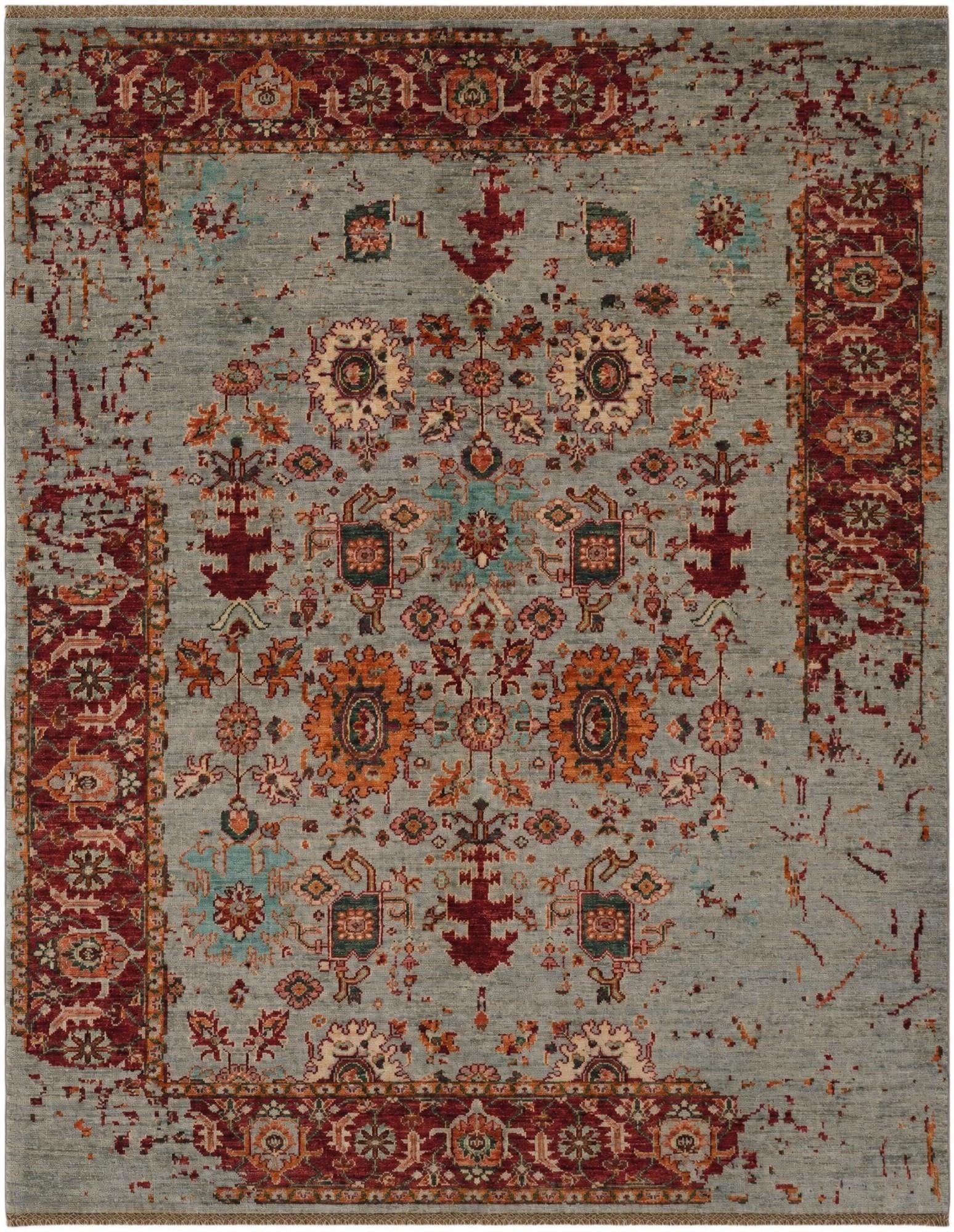 5' 2 x 6' 6 Hand Knotted Mamluk Ziegler Rug
